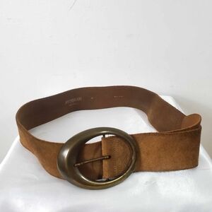 Vintage Made In Italy leather belt, ANTONIAZZI FIRENZE Tan belt